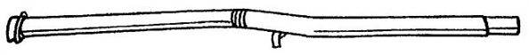 AKS DASIS SG12503 Труба вихлопного газу