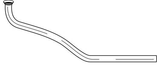 AKS DASIS SG11118 Труба вихлопного газу