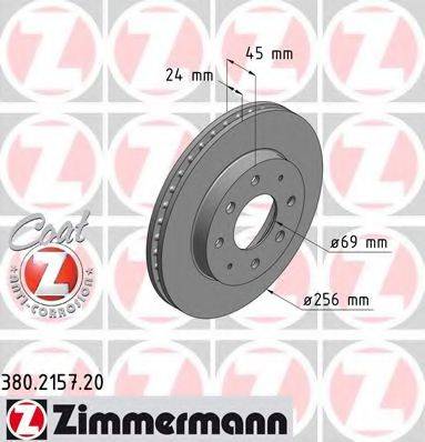 ZIMMERMANN 380215720 гальмівний диск