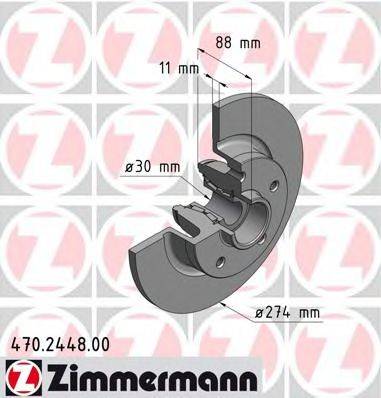 ZIMMERMANN 470244800 гальмівний диск