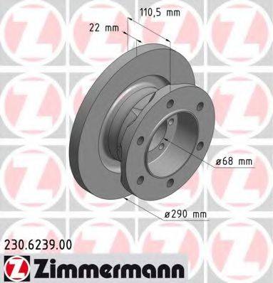 ZIMMERMANN 230623900 гальмівний диск