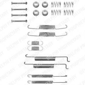 DELPHI LY1033 Комплектуючі, гальмівна колодка