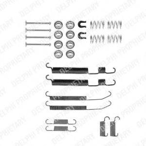 DELPHI LY1237 Комплектуючі, гальмівна колодка