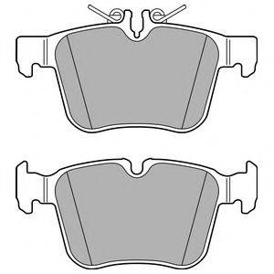 DELPHI LP2763 Комплект гальмівних колодок, дискове гальмо