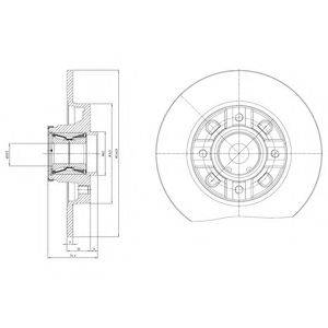 DELPHI BG9116RSC гальмівний диск