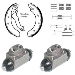 DELPHI KP898 Комплект гальмівних колодок