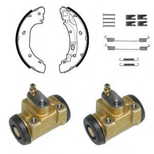 DELPHI 1080 Комплект гальмівних колодок
