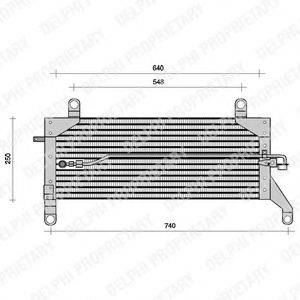 DELPHI TSP0225005 Конденсатор, кондиціонер