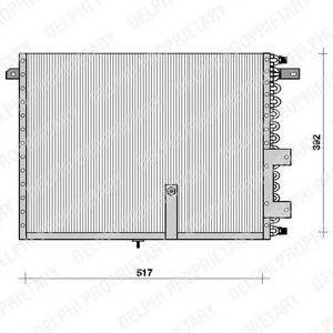 DELPHI TSP0225068 Конденсатор, кондиціонер