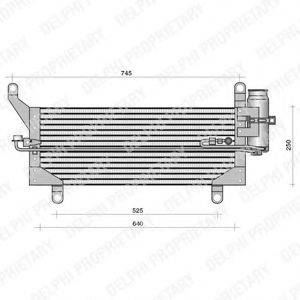 DELPHI TSP0225114 Конденсатор, кондиціонер