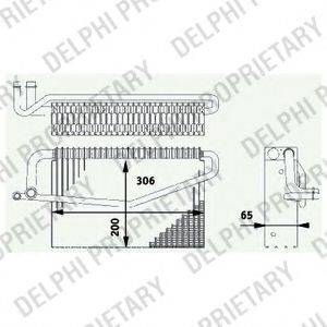 DELPHI TSP0525188 Випарник, кондиціонер