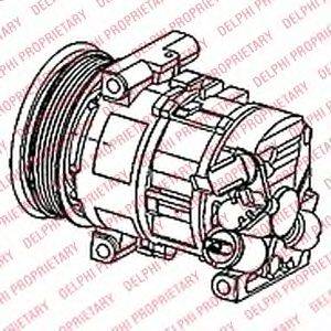 DELPHI TSP0155951 Компресор, кондиціонер