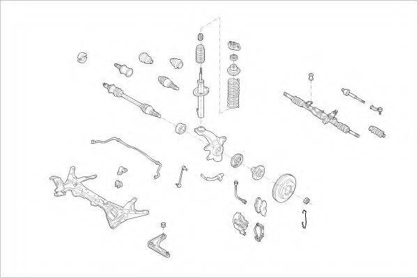 DELPHI FORD05172F Підвіска колеса