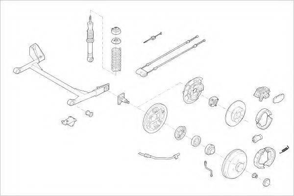 DELPHI FORD05172R Підвіска колеса