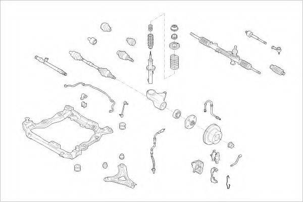 DELPHI FORD05823F Підвіска колеса