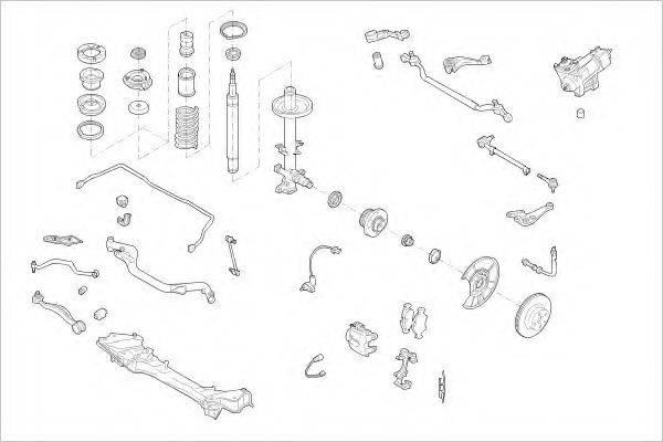 DELPHI BMW04633F Підвіска колеса