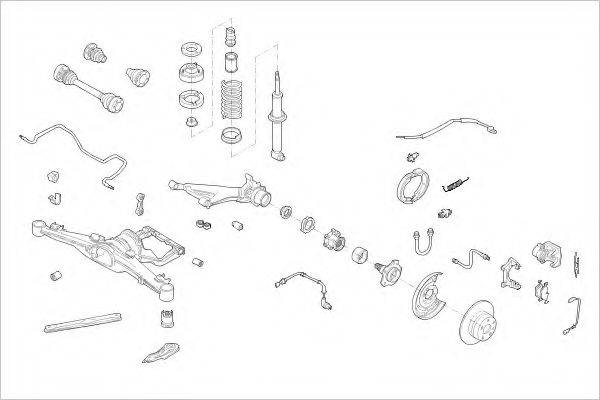 DELPHI BMW00245R Підвіска колеса