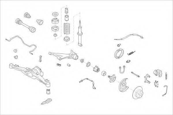 DELPHI BMW04633R Підвіска колеса