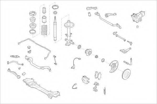 DELPHI BMW04634F Підвіска колеса