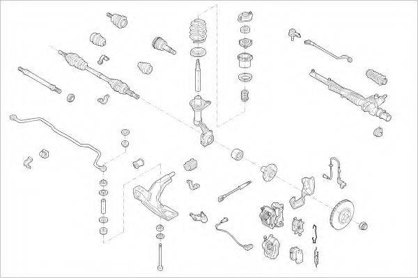 DELPHI OPEL00610F Підвіска колеса