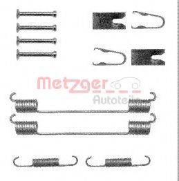 METZGER 1050883 Комплектуючі, гальмівна колодка