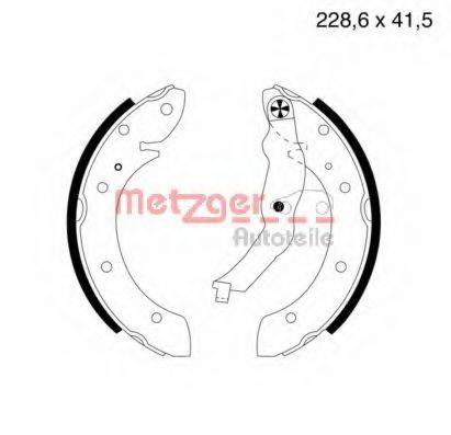 METZGER MG579 Комплект гальмівних колодок