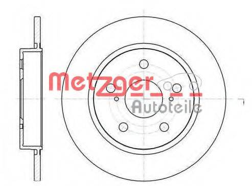 METZGER 6104400 гальмівний диск