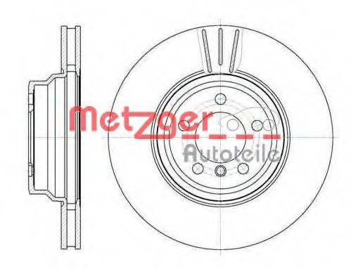 METZGER 6107810 гальмівний диск