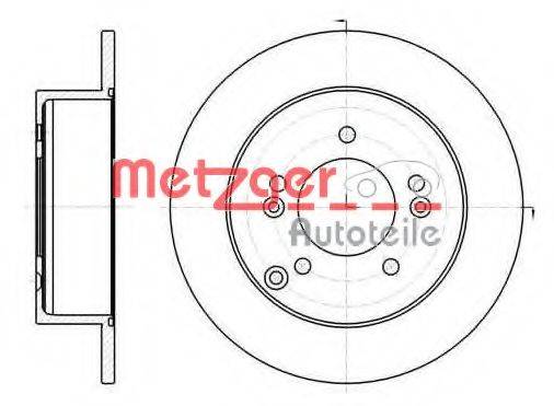 METZGER 6129300 гальмівний диск