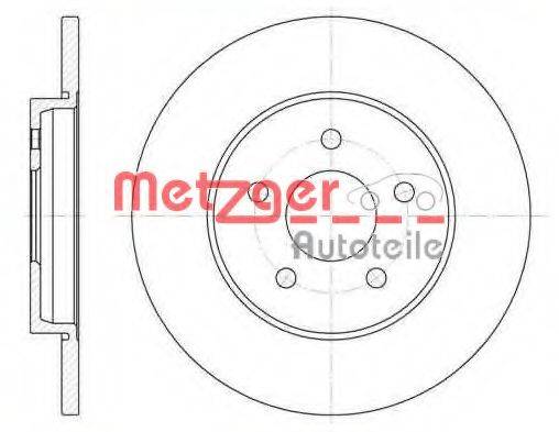 METZGER 666100 гальмівний диск