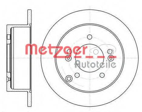 METZGER 6110299 гальмівний диск