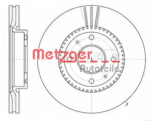 METZGER 666810 гальмівний диск