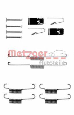 METZGER 1050723 Комплектуючі, гальмівна колодка