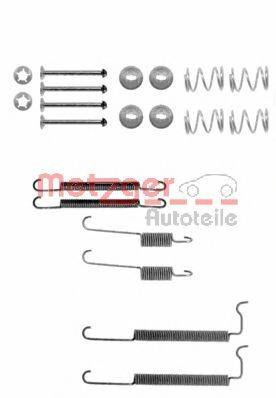 METZGER 1050744 Комплектуючі, гальмівна колодка