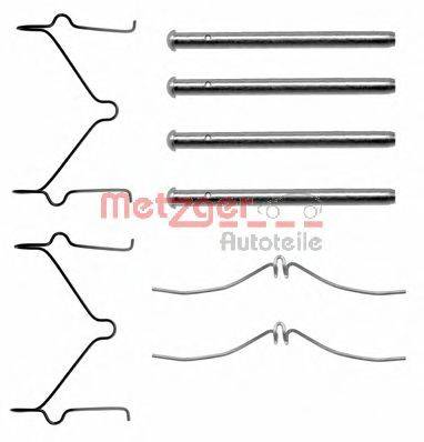 METZGER 1091124 Комплектуючі, колодки дискового гальма