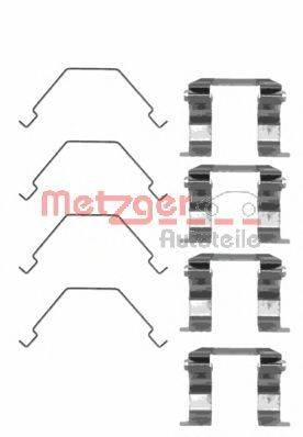 METZGER 1091158 Комплектуючі, колодки дискового гальма