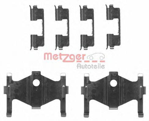 METZGER 1091710 Комплектуючі, колодки дискового гальма