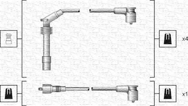 MAGNETI MARELLI 941318111140 Комплект дротів запалювання