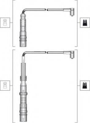 MAGNETI MARELLI 941318111297 Комплект дротів запалювання