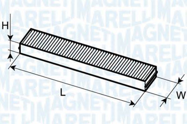 MAGNETI MARELLI 350203065130 Фільтр, повітря у внутрішньому просторі