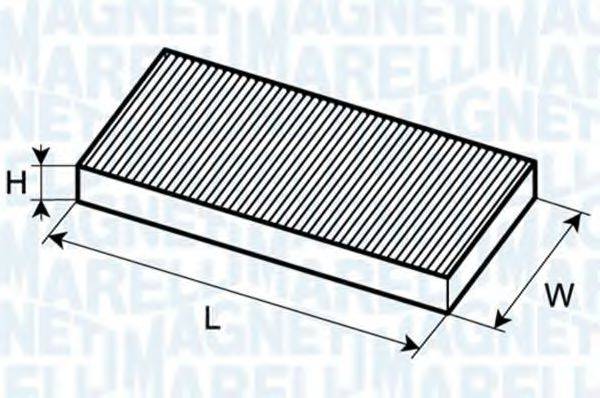 MAGNETI MARELLI 350203061120 Фільтр, повітря у внутрішньому просторі