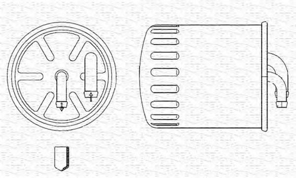 MAGNETI MARELLI 213908540000 Паливний фільтр