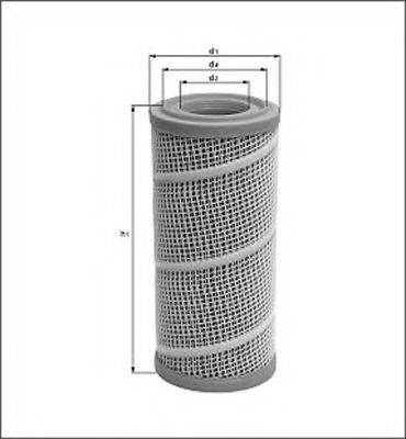 MAGNETI MARELLI 154087989510 Повітряний фільтр