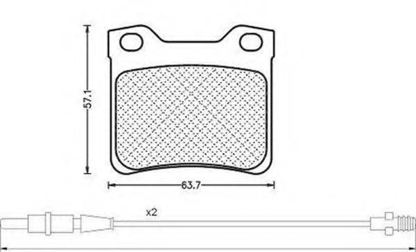 MAGNETI MARELLI 430216170395 Комплект гальмівних колодок, дискове гальмо