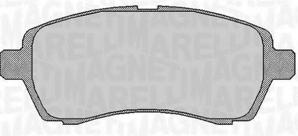 MAGNETI MARELLI 363916060254 Комплект гальмівних колодок, дискове гальмо