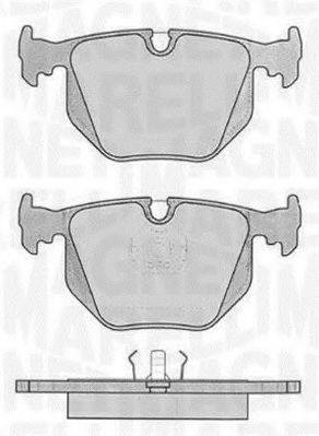 MAGNETI MARELLI 363916060485 Комплект гальмівних колодок, дискове гальмо