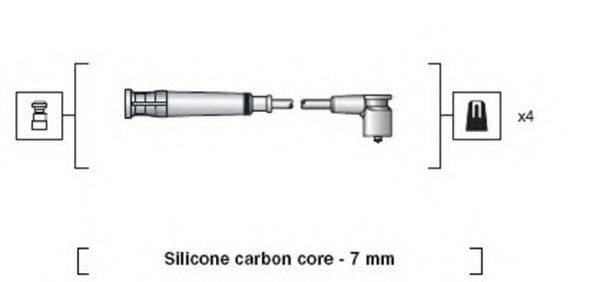 MAGNETI MARELLI 941318111269 Комплект дротів запалювання