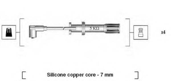 MAGNETI MARELLI 941105180642 Комплект дротів запалювання