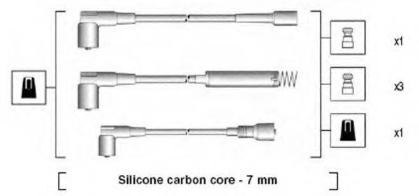 MAGNETI MARELLI 941125440692 Комплект дротів запалювання