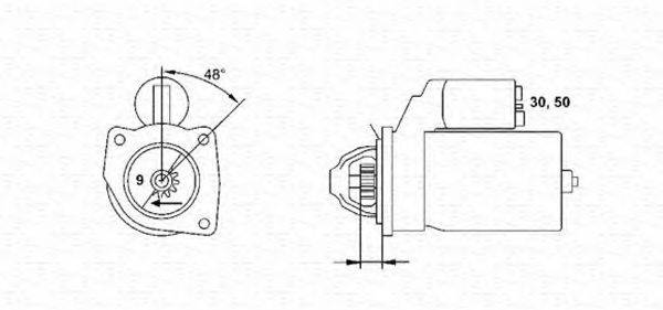 MAGNETI MARELLI 943220439010 Стартер